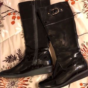 Patent Cole Haan Boots